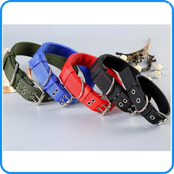 Factory Price Pet Puppy Dog Nylon Pet Collar (HP-107)