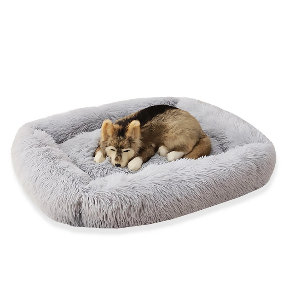 Rectangle Sleeping Kennel Plush Super Soft Dog Pet Bed