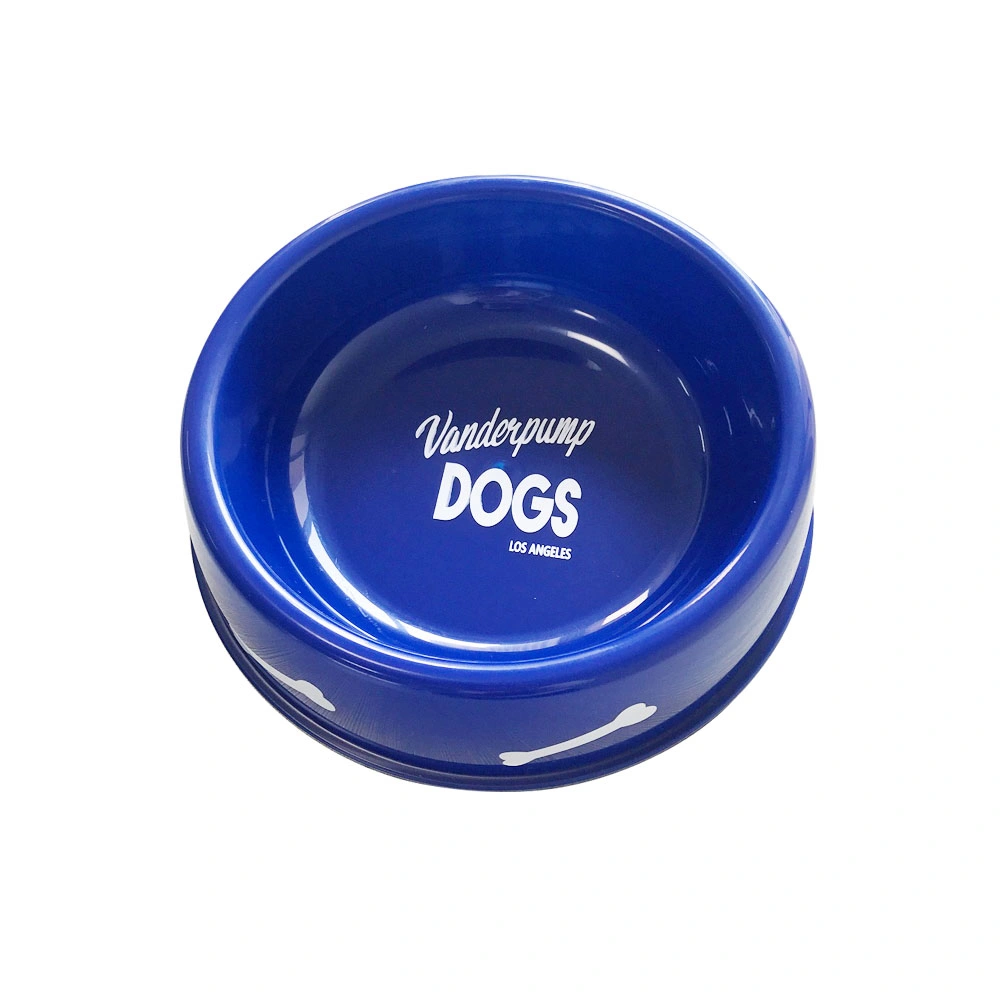 Plastic PP Durable Round Dog Cat Pet Water Feeding Bowls