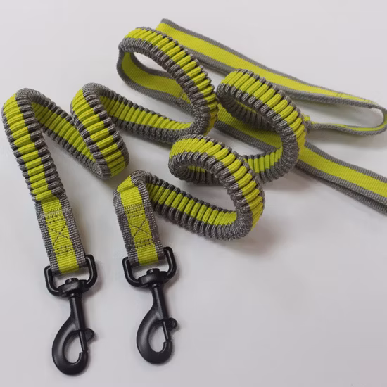 Großhandel für Hundegeschirr, verstellbares Haustier-Trainingshalsband, Haustierbedarf, Weihnachtsprodukte, einziehbare Hunde-Trainingsleine mit Nylon-Polyester-Beschichtung, Leder-Seilleine